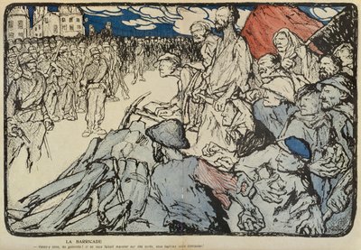Barykada, ilustracja z „L