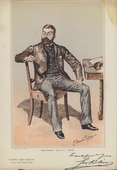 Pan George R. Sims autorstwa Bernard Partridge