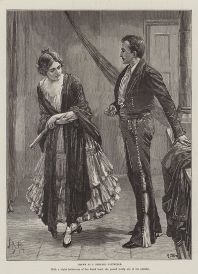 Krucjata Excelsiora, autor: Bret Harte autorstwa Bernard Partridge