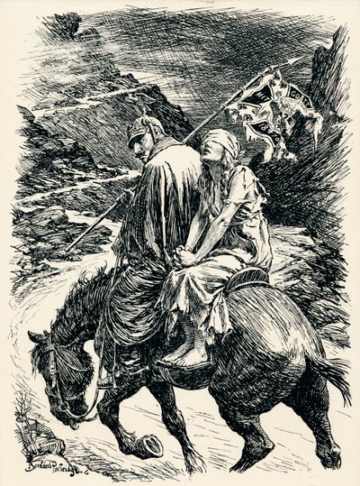 Droga Zwycięstwa - Etap VI, ok. 1920 autorstwa Bernard Partridge