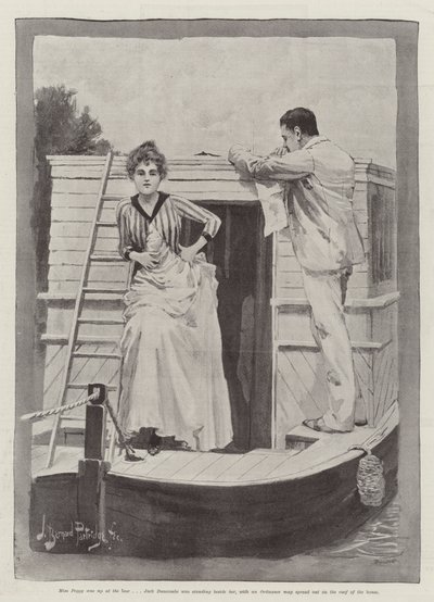 Dziwne przygody łodzi-domu — William Black autorstwa Bernard Partridge