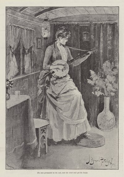 Dziwne przygody łodzi-domu — William Black autorstwa Bernard Partridge