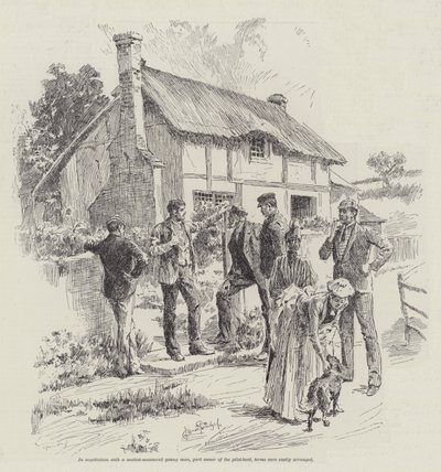 Dziwne przygody łodzi-domu — William Black autorstwa Bernard Partridge