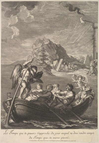 Alegoria czasu, 1690-1733. autorstwa Bernard Picart