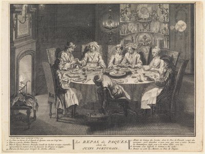 Obchody wieczerzy paschalnej autorstwa Bernard Picart