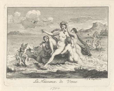Geboorte van Venus Narodziny Wenus (tytuł na obiekcie) autorstwa Bernard Picart