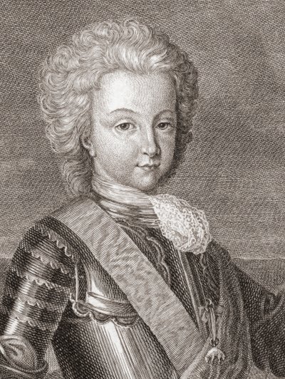 Król Hiszpanii Ludwik I, kiedy książę Asturii. autorstwa Bernard Picart