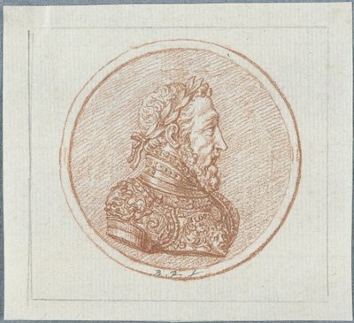 Portret króla Francji Henryka II, druga połowa XVII wieku. autorstwa Bernard Picart