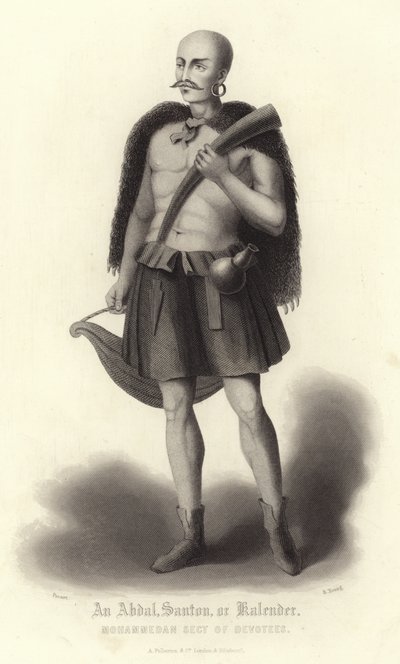 Portret Abdula, Santona lub Kalendera autorstwa Bernard Picart