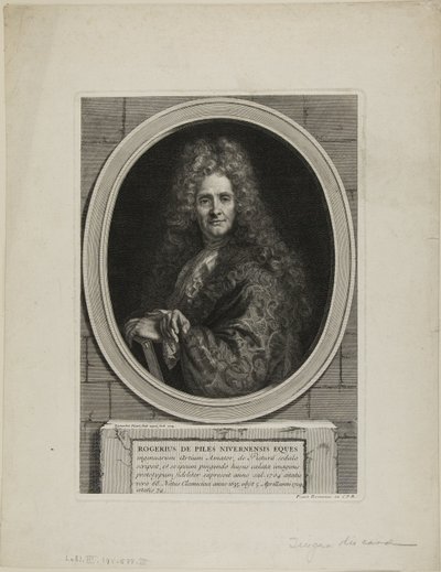 Roger de Piles autorstwa Bernard Picart