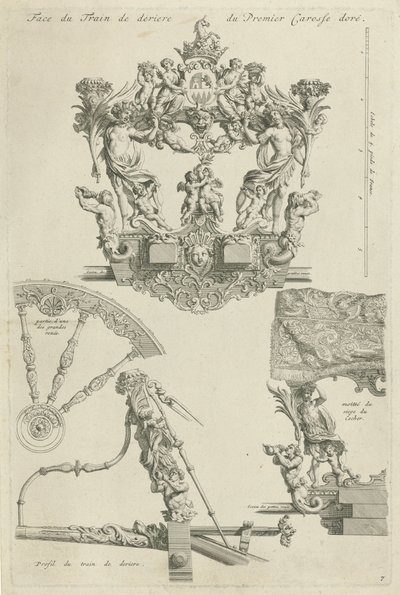 Kareta państwowa księcia Ossuny, 1713 autorstwa Bernard Picart