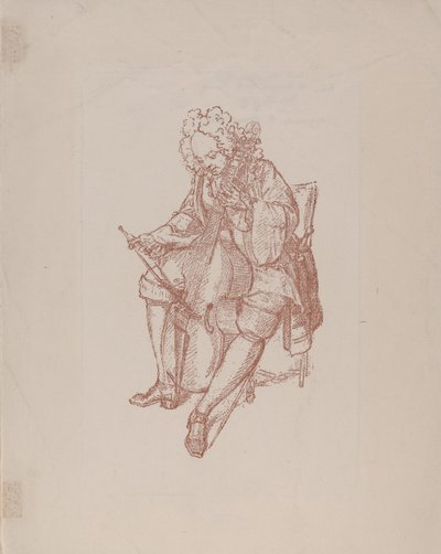 Basista na altówce, 1707 autorstwa Bernard Picart