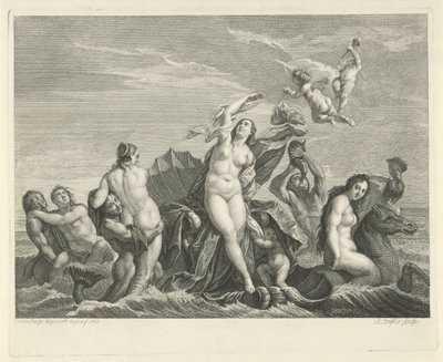 Triomf van Galatea autorstwa Bernard Picart