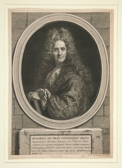 Bez tytułu (Portret Rogera de Piles) autorstwa Bernard Picart