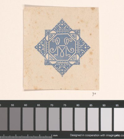 Monogram MvH autorstwa Bernard Willem Wierink