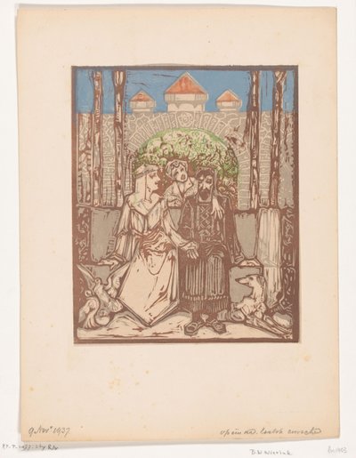 Siedząca para autorstwa Bernard Willem Wierink