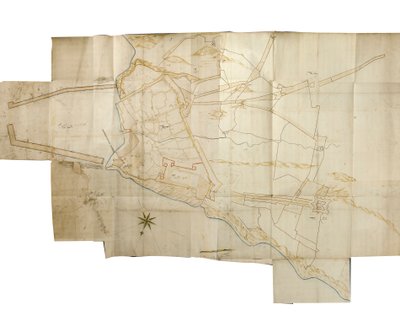 Mapa Tangeru [Tanger] autorstwa Bernard de Gomme