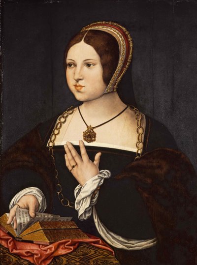 Portret Marie Haneton, ok. 1518. autorstwa Bernard van Orley