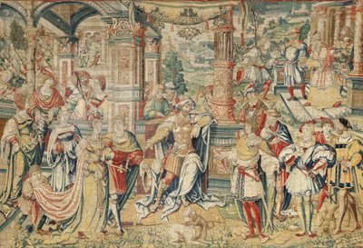 Seria Historii Dawida, ok. 1525 r. (Jedwab i wełna) autorstwa Bernard van Orley