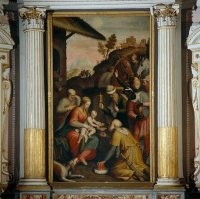 Pokłon Trzech Króli autorstwa Bernardino Campi
