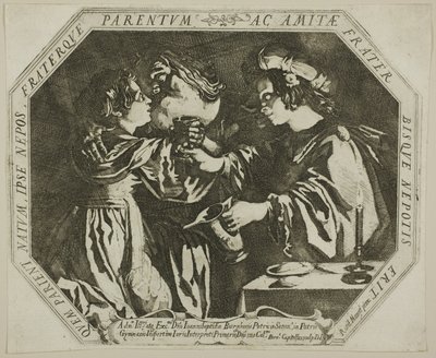 Lot i jego córki autorstwa Bernardino Capitelli