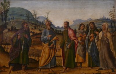 Francuski: Saint Clément połączył się z rodziną autorstwa Bernardino Fungai