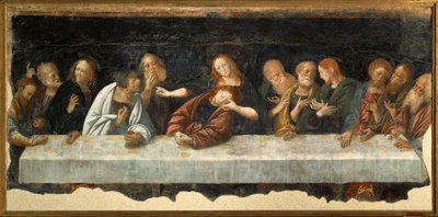 Włochy, Vercelli, obraz Ostatnia Wieczerza autorstwa Bernardino Lanino