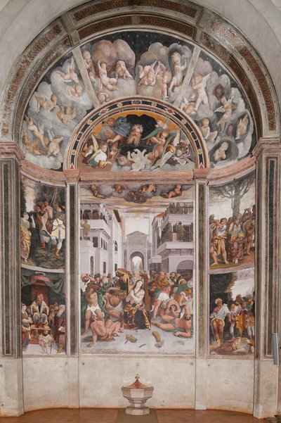 Męczeństwo św. Katarzyny (fresk) autorstwa Bernardino Lanino