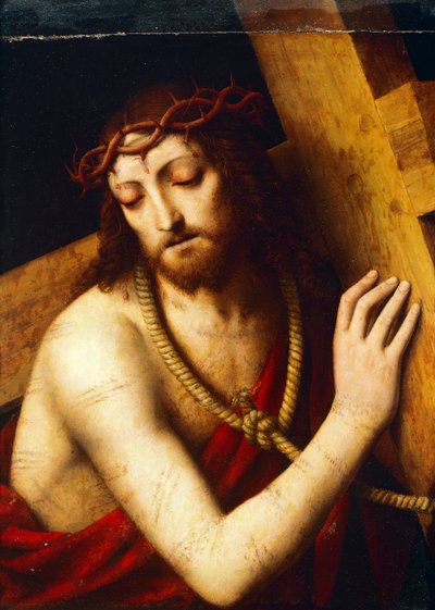 مسیح د برناردینو لویني لخوا صلیب لیږدوي (د 1481 شاوخوا 1532) پولی autorstwa Bernardino Luini