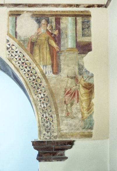 Wypędzenie św. Joachima ze świątyni autorstwa Bernardino Luini