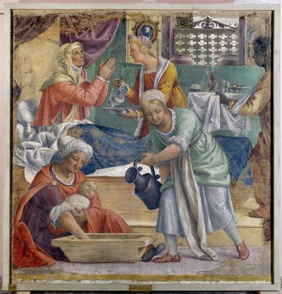Narodzenia Najświętszej Marii Panny autorstwa Bernardino Luini