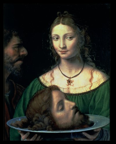 Salome z głową Jana Chrzciciela, ok. 1525-30 (panel) autorstwa Bernardino Luini