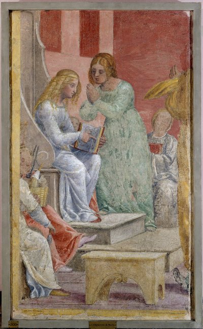 Dzieciństwo Matki Boskiej w Świątyni autorstwa Bernardino Luini
