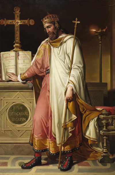 Chintila, król Wizygotów, 1855 autorstwa Bernardino Montañés Pérez