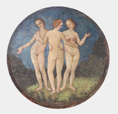 Trzy Gracje, ca. 1509. autorstwa Bernardino Pinturicchio