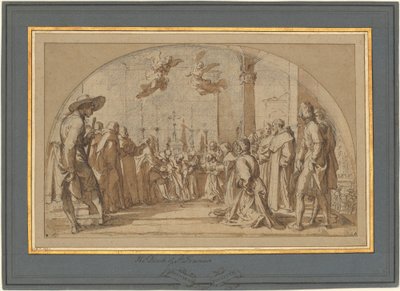 Śmierć Błogosławionego Buonagiunty Manetti autorstwa Bernardino Poccetti