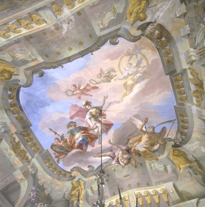 Alegoria czasu, ok. 1760 autorstwa Bernardino and Galliari Galliari