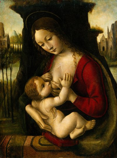 Madonna z Dzieciątkiem. autorstwa Bernardino de