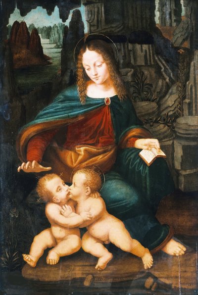 Madonna z Dzieciątkiem z Dzieciątkiem Św. 1496. autorstwa Bernardino de Conti