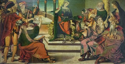 Chrystus wśród lekarzy autorstwa Bernardino di Mariotto