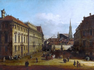 Der Lobkowitzplatz in Wien Lobkowitzplatz w Wiedniu autorstwa Bernardo Bellotto