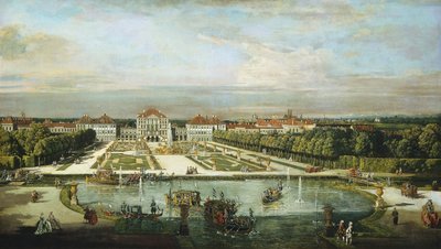 Pałac Nymphenburg, Monachium, ok. 1930 r. 1761. autorstwa Bernardo Bellotto