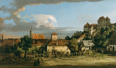 Pirna: Obertor z południa, ok. 1760 (olej na płótnie) autorstwa Bernardo Bellotto