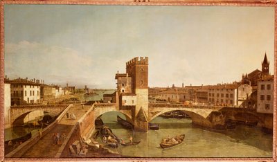 Ponte Delle Navi, Werona autorstwa Bernardo Bellotto