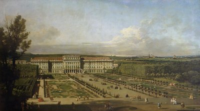 Pałac i ogrody Schonbrunn, 1759-61 autorstwa Bernardo Bellotto