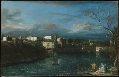Vaprio d’Adda autorstwa Bernardo Bellotto