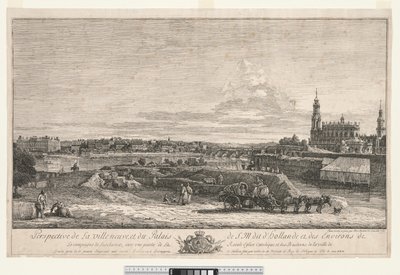 Widok Drezna, 1748. autorstwa Bernardo Bellotto