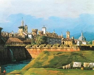 Widok na Turyn od strony Ogrodu Królewskiego autorstwa Bernardo Bellotto