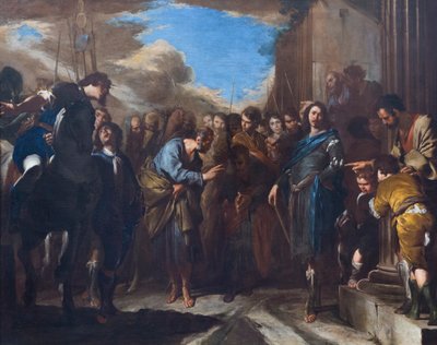Rozstanie ul. Piotra i św. Paweł autorstwa Bernardo Cavallino