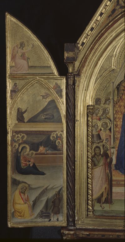 Narodzenia (lewy panel) (rekto) autorstwa Bernardo Daddi